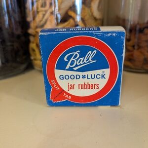 12 Ball Good Luck Jar Rubbers  In Original Box!